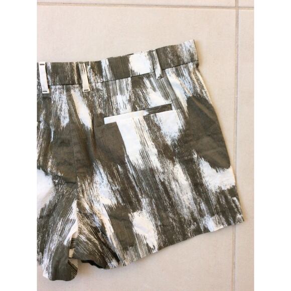 Khakis by Gap Summer Shorts Multicolor Print Mid Rise Stretch - Picture 7 of 8